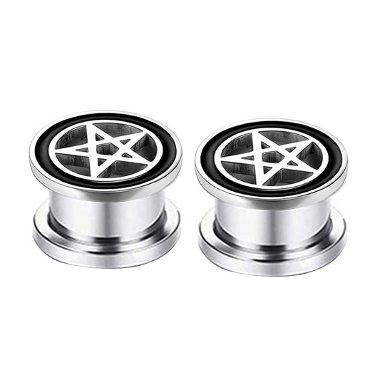 Plug - Pentacle (Stainless Steel)